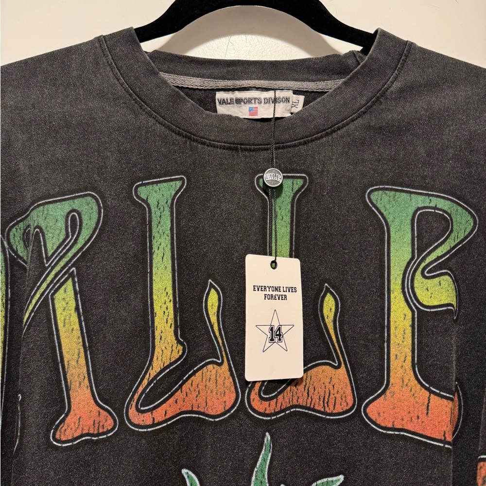 Vale Forever Black Tribal Logo Long Sleeve Tee - Picture 3 of 6
